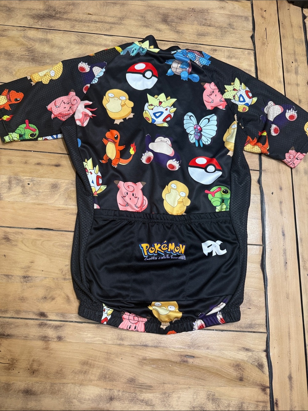 Pokémon Cycling Jersey XS Geek Style Cyclist Athlete - Picture 3 of 8